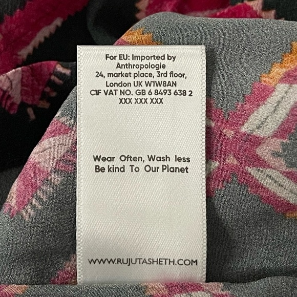 NWT  Anthropologie Rujuta Sheth Gather Front Caftan Dress One Size - Picture 9 of 13